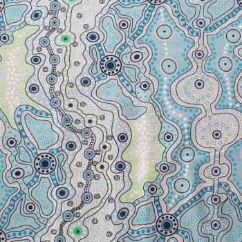 Preview: YALKE Aborigines Stoff aus Australien